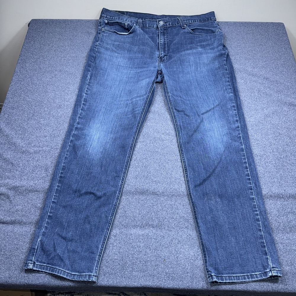 Levis 541 Jeans Mens 38x30 Blue Medium Wash Athletic Tapered Stretch Denim Men